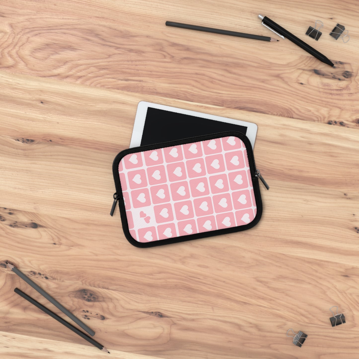 Pink Hearts Phone Sleeve