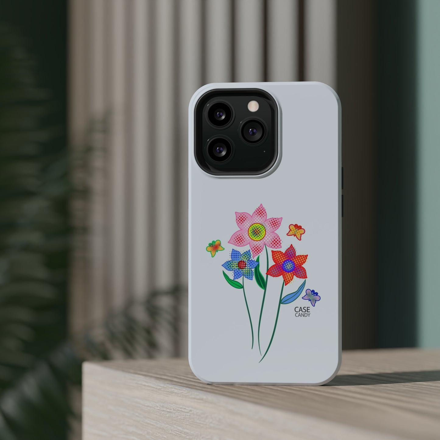 Alice Blue Digital Flowers HD Case (MagSafe)