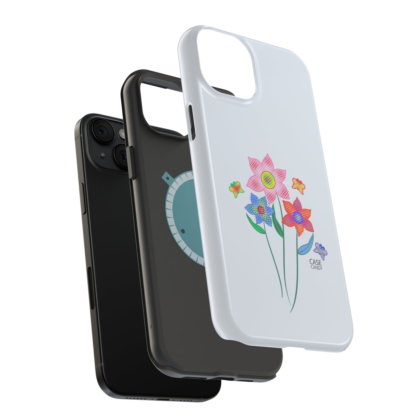 Alice Blue Digital Flowers HD Case (MagSafe)