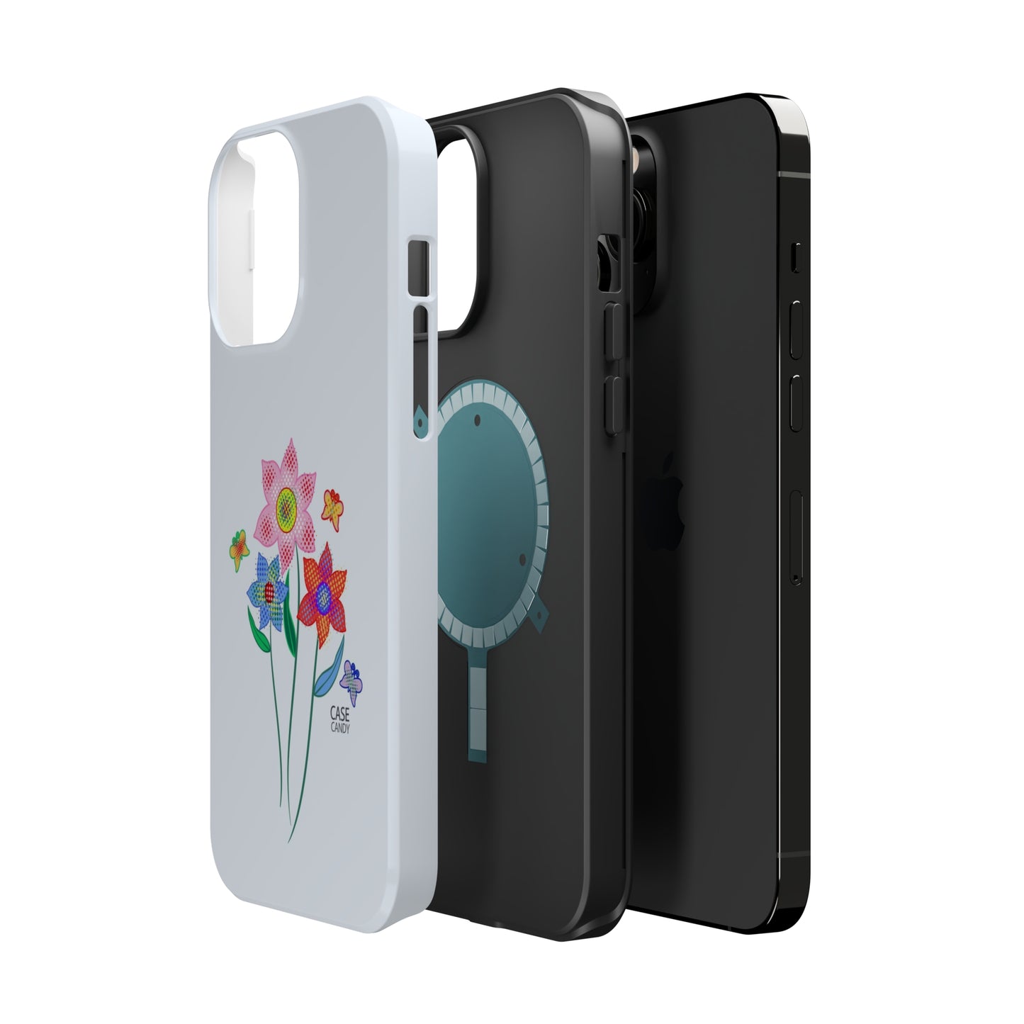 Alice Blue Digital Flowers HD Case (MagSafe)