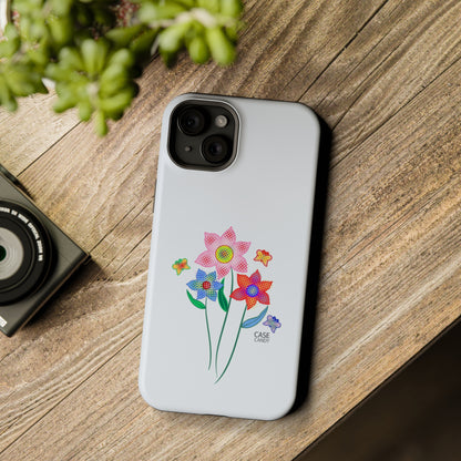 Alice Blue Digital Flowers HD Case (MagSafe)