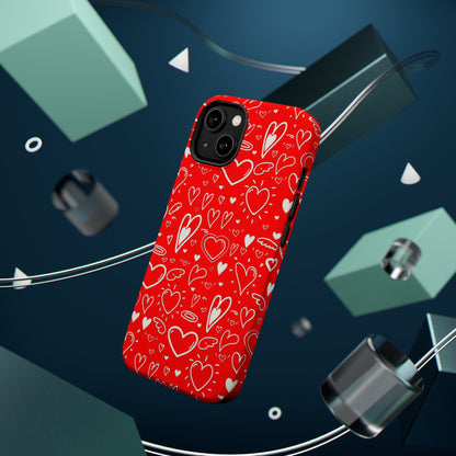 Love Scribbles! Red HD Case (MagSafe)