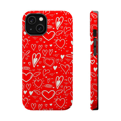 Love Scribbles! Red HD Case (MagSafe)