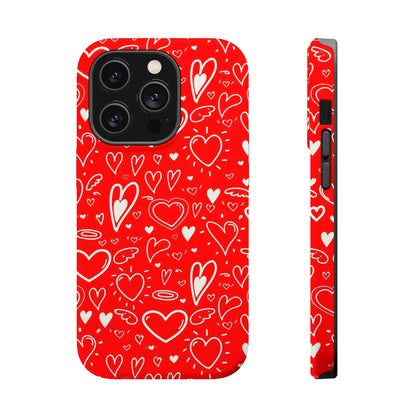 Love Scribbles! Red HD Case (MagSafe)