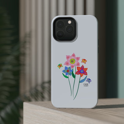 Alice Blue Digital Flowers HD Case (MagSafe)