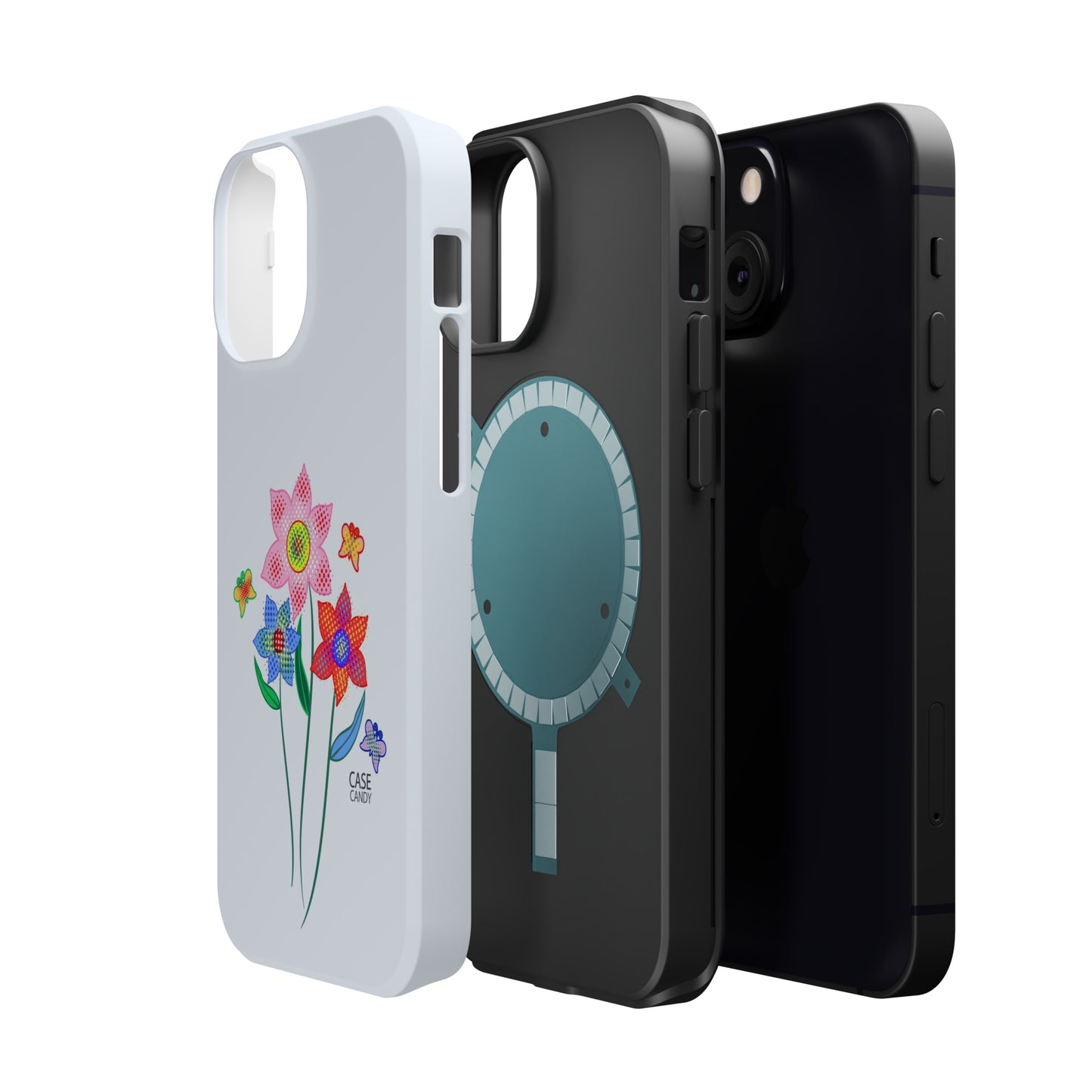 Alice Blue Digital Flowers HD Case (MagSafe)