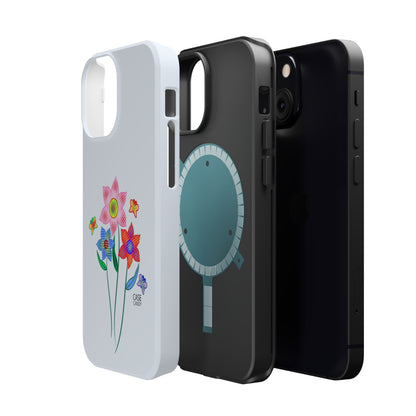 Alice Blue Digital Flowers HD Case (MagSafe)