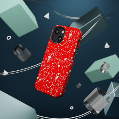 Love Scribbles! Red HD Case (MagSafe)