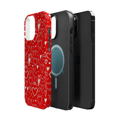 Love Scribbles! Red HD Case (MagSafe)
