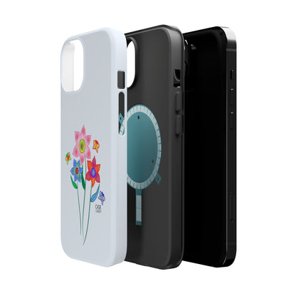 Alice Blue Digital Flowers HD Case (MagSafe)