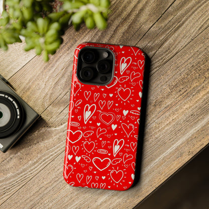 Love Scribbles! Red HD Case (MagSafe)