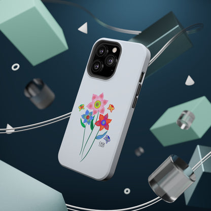 Alice Blue Digital Flowers HD Case (MagSafe)