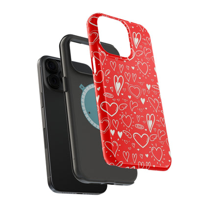 Love Scribbles! Red HD Case (MagSafe)