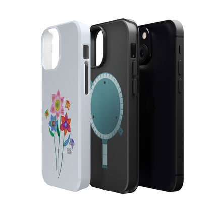 Alice Blue Digital Flowers HD Case (MagSafe)