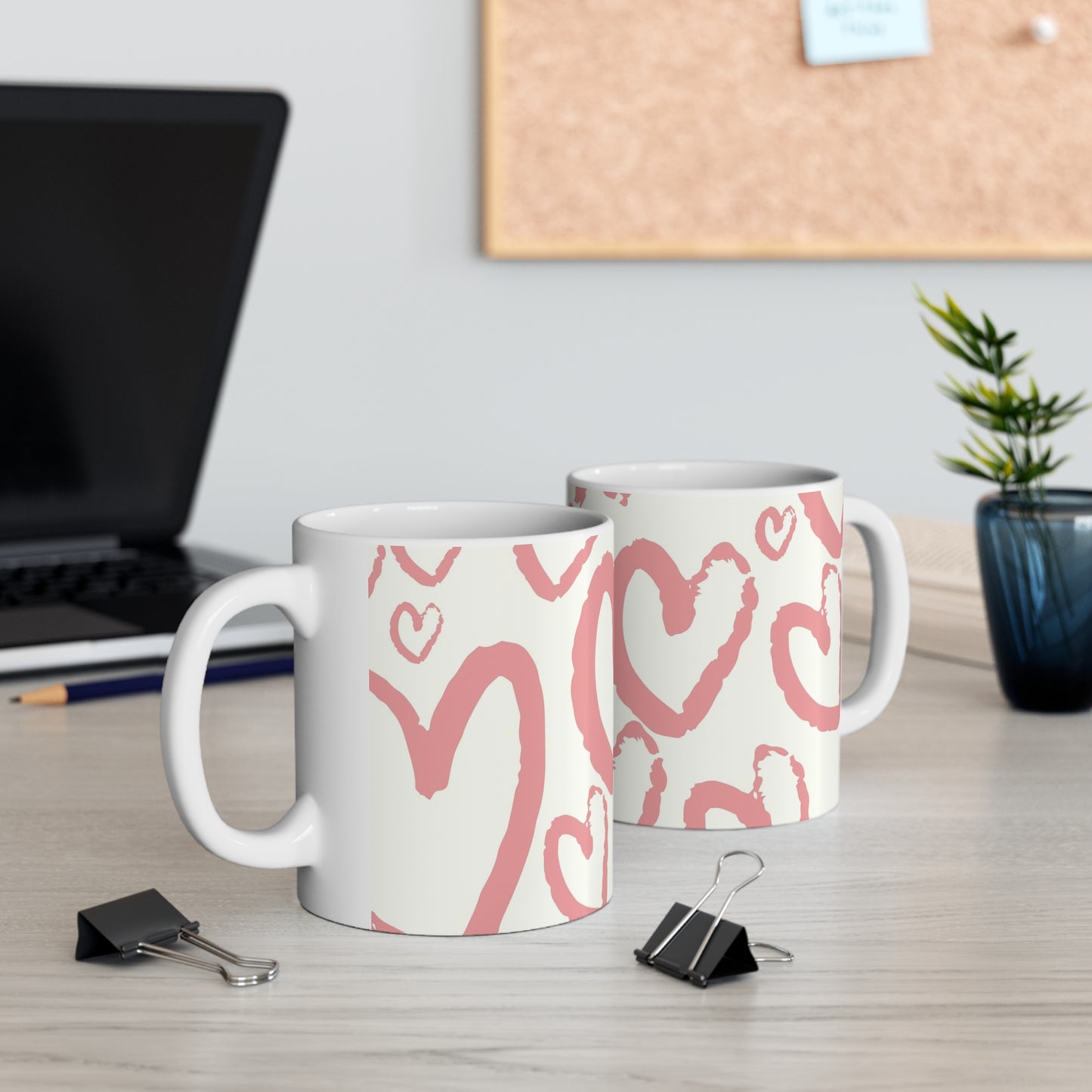 Scrappy Hearts Mug