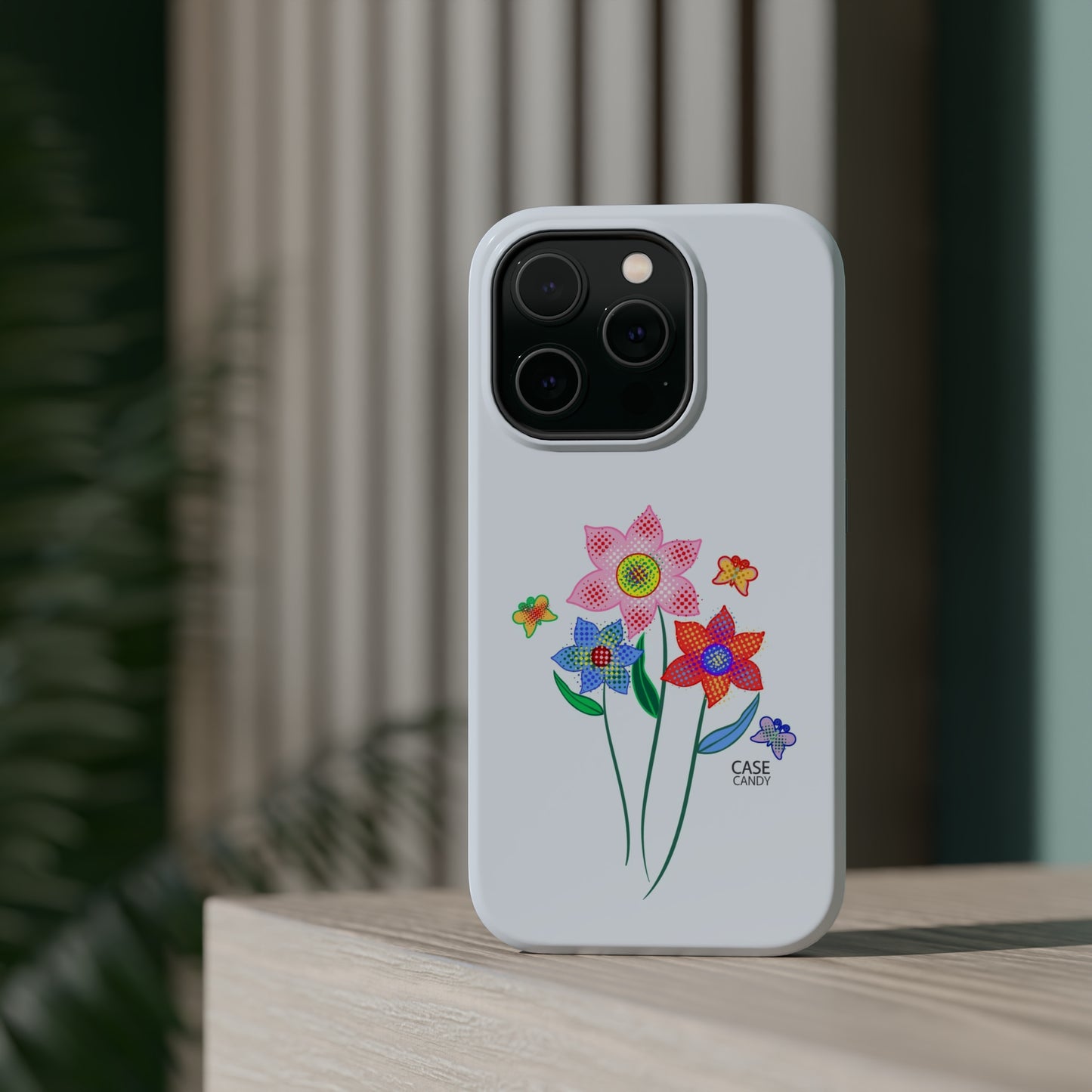 Alice Blue Digital Flowers HD Case (MagSafe)