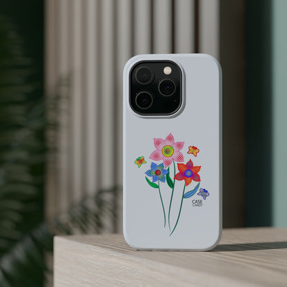 Alice Blue Digital Flowers HD Case (MagSafe)