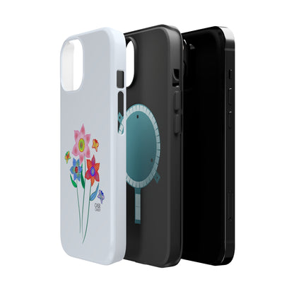 Alice Blue Digital Flowers HD Case (MagSafe)