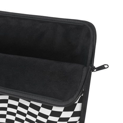 Warped Checkers Laptop Sleeve