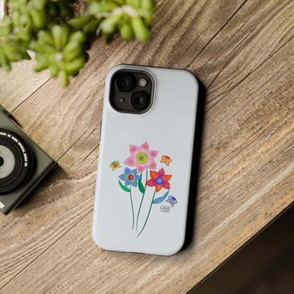 Alice Blue Digital Flowers HD Case (MagSafe)