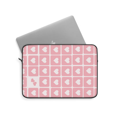 Pink Hearts Laptop Sleeve