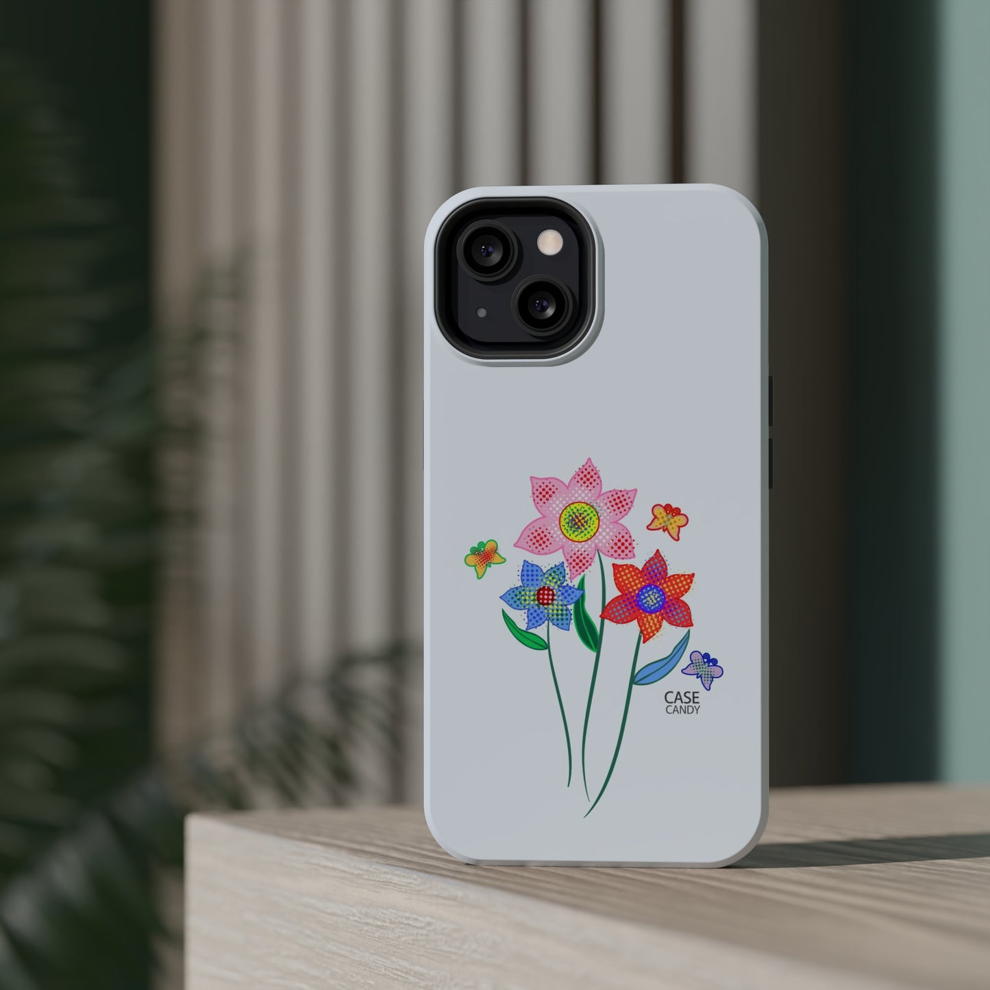 Alice Blue Digital Flowers HD Case (MagSafe)