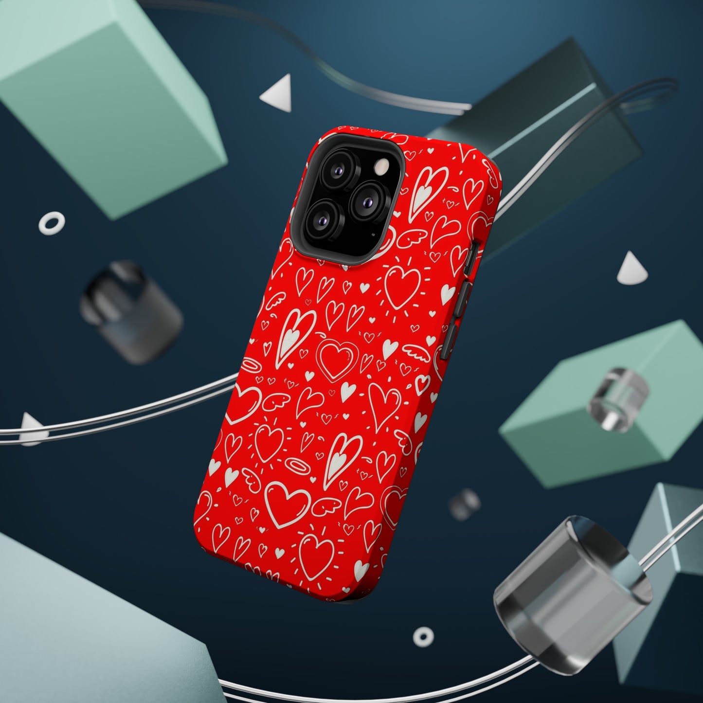 Love Scribbles! Red HD Case (MagSafe)