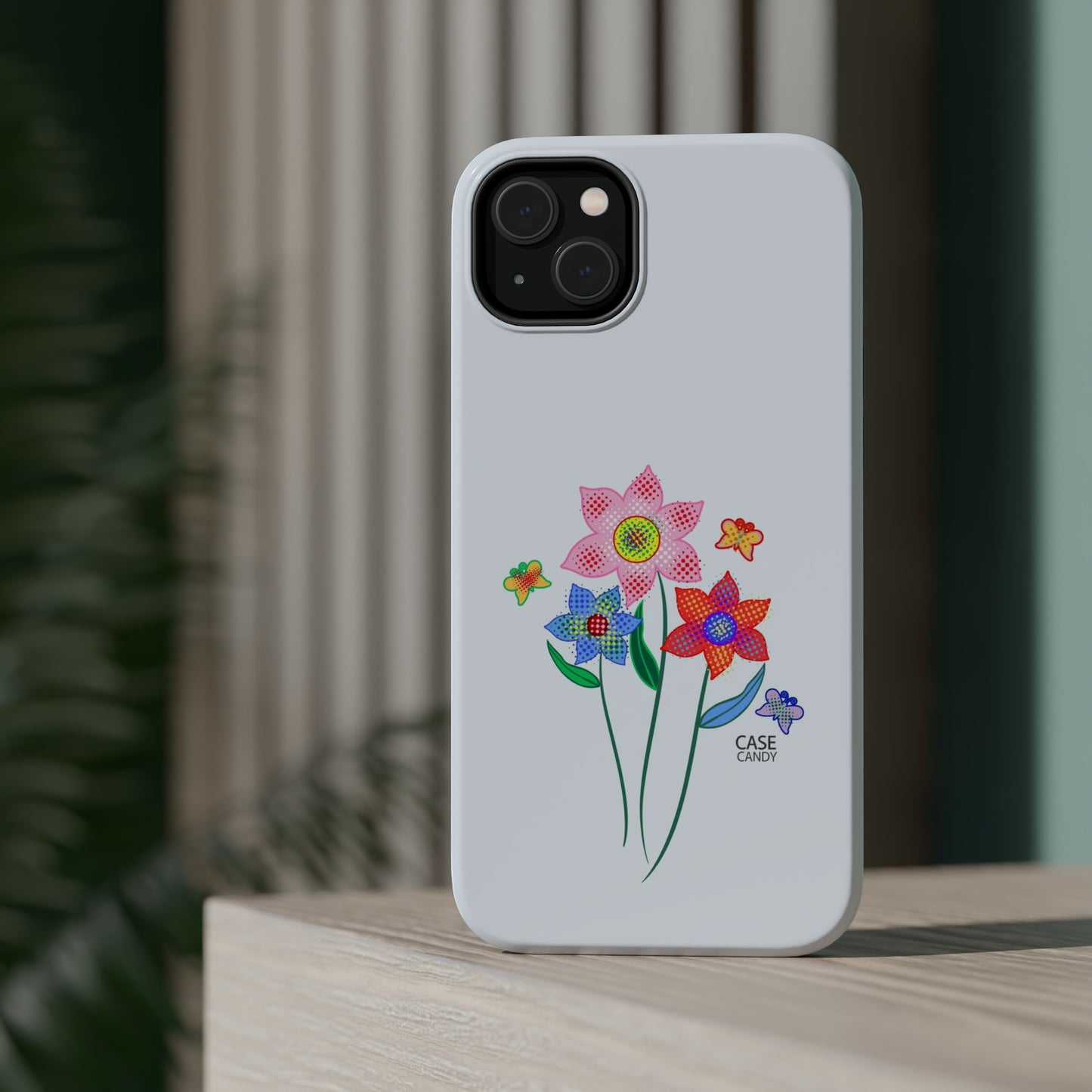 Alice Blue Digital Flowers HD Case (MagSafe)