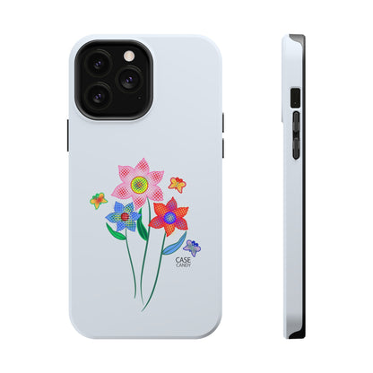 Alice Blue Digital Flowers HD Case (MagSafe)