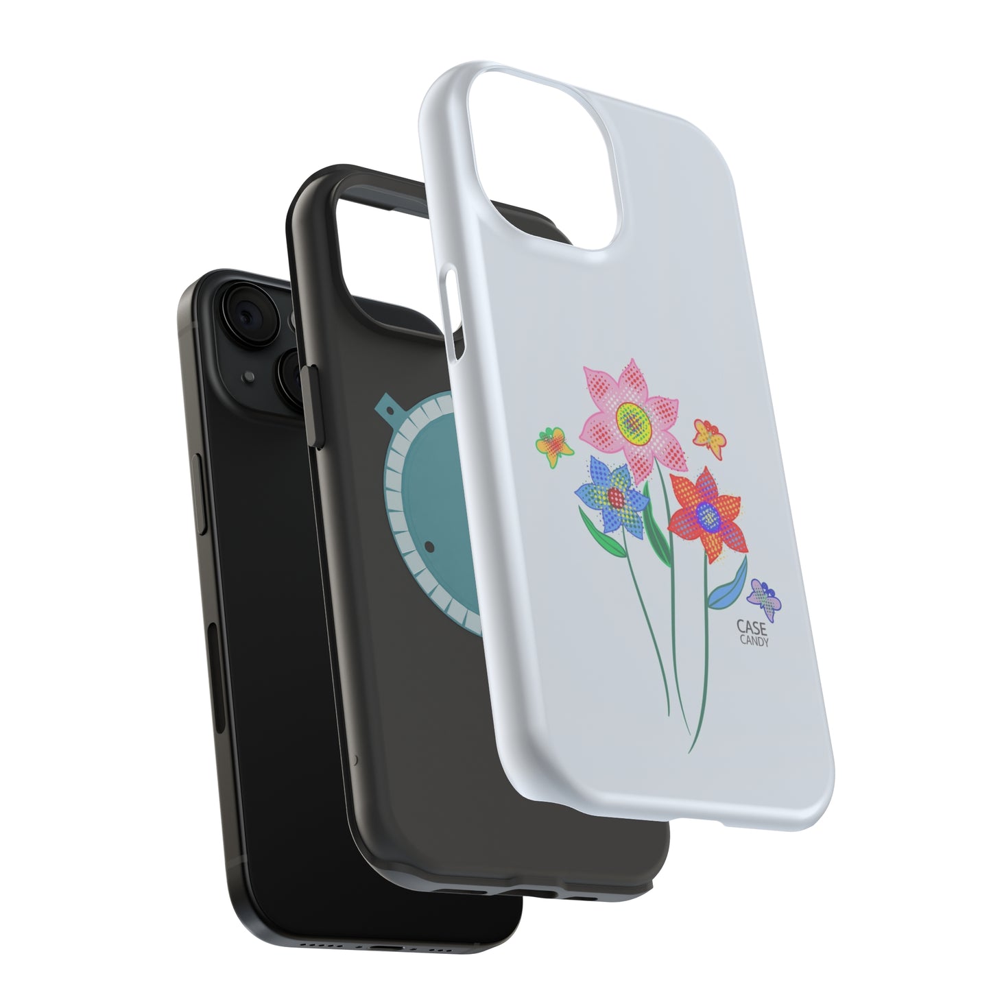Alice Blue Digital Flowers HD Case (MagSafe)