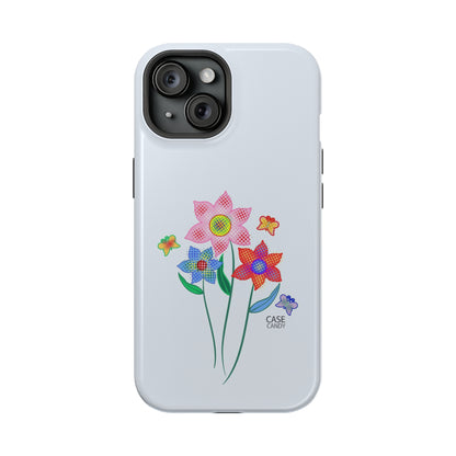 Alice Blue Digital Flowers HD Case (MagSafe)