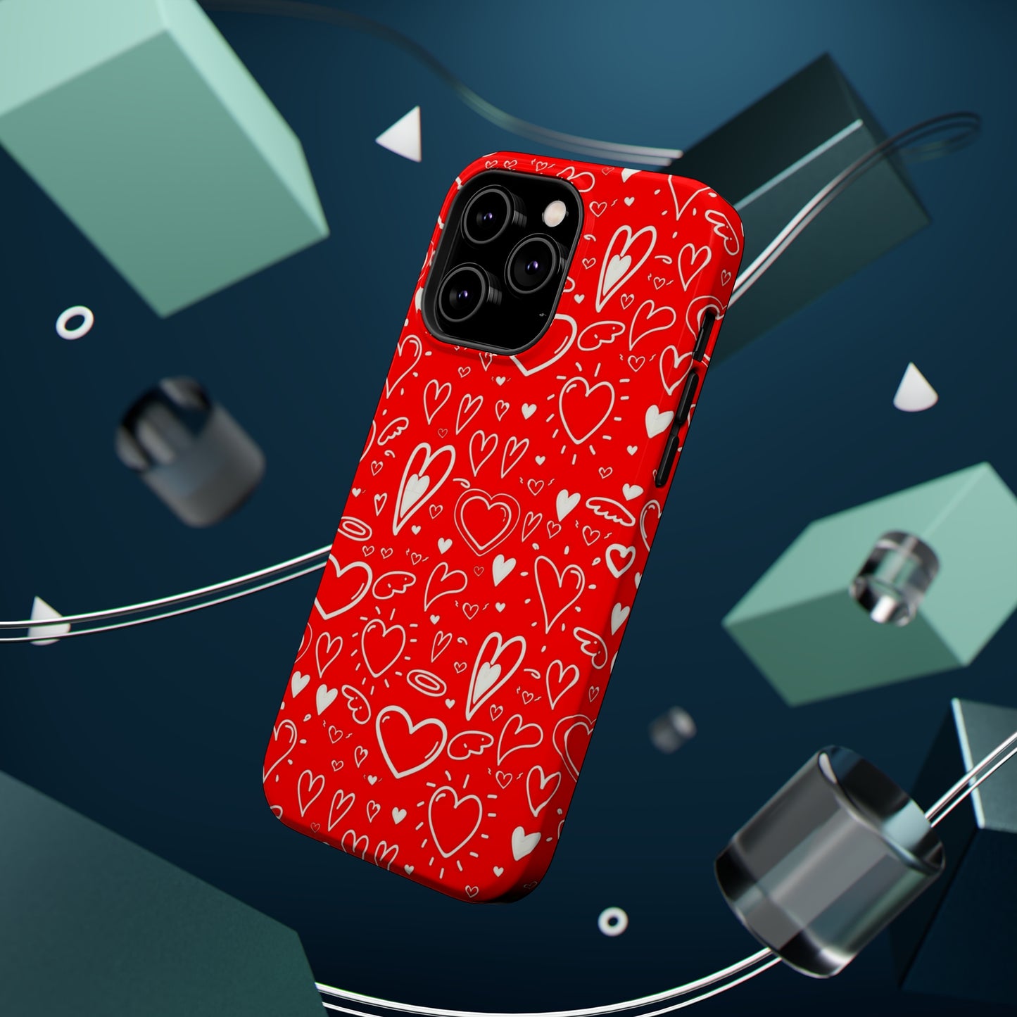 Love Scribbles! Red HD Case (MagSafe)