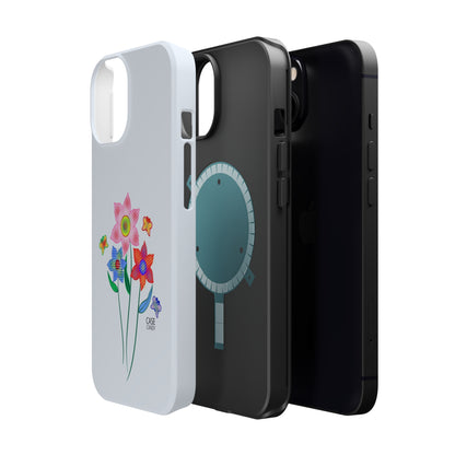 Alice Blue Digital Flowers HD Case (MagSafe)