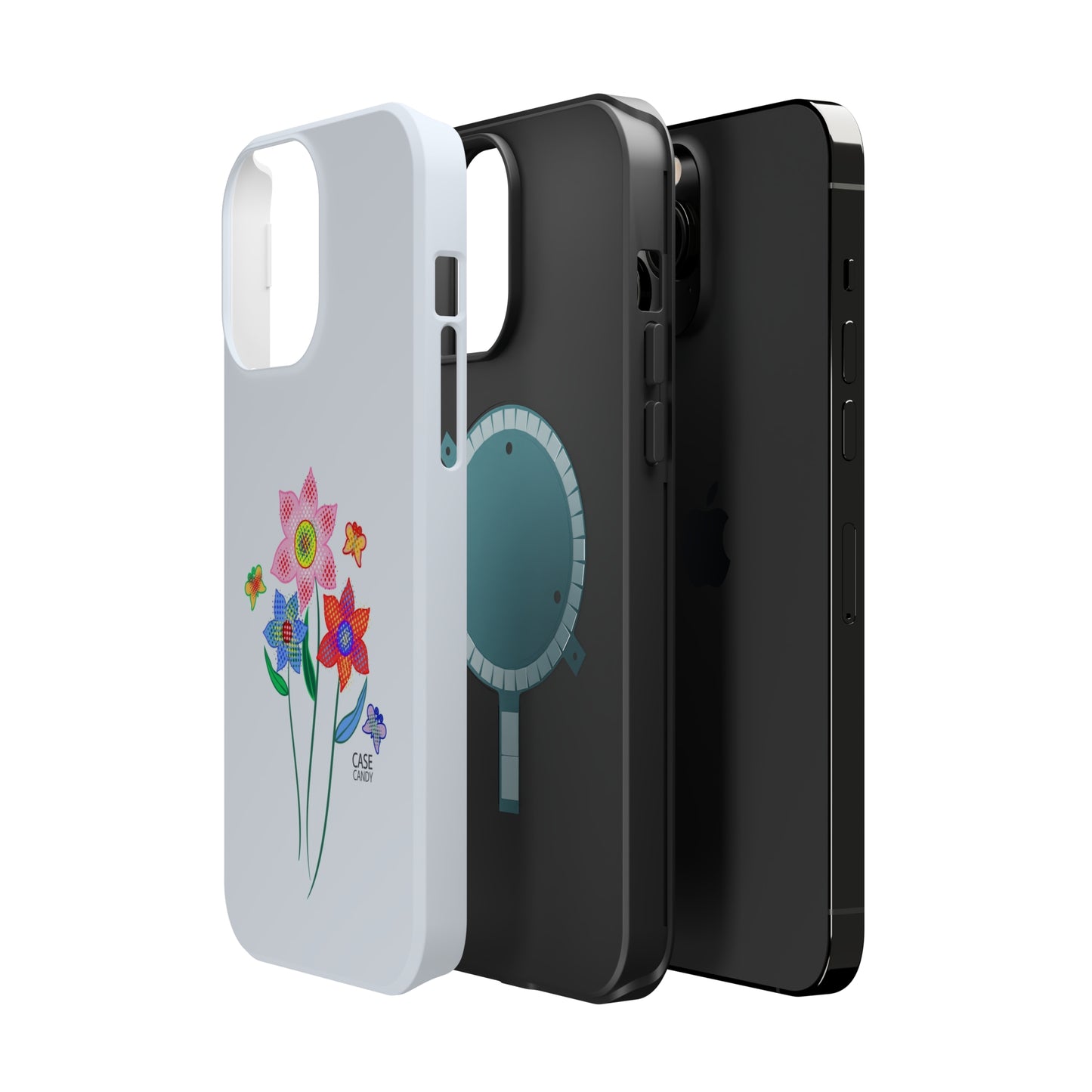 Alice Blue Digital Flowers HD Case (MagSafe)