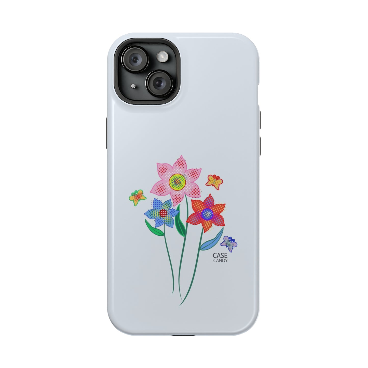 Alice Blue Digital Flowers HD Case (MagSafe)