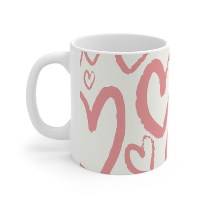 Scrappy Hearts Mug