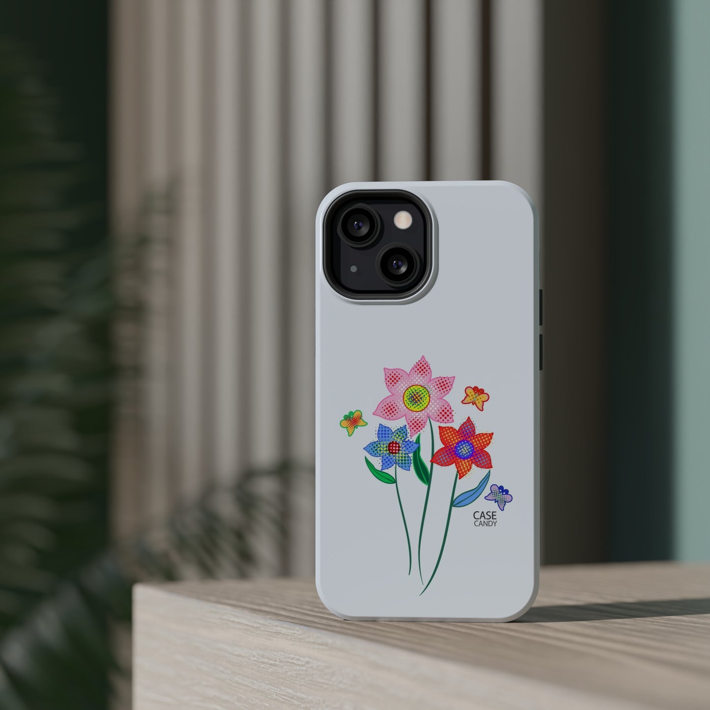 Alice Blue Digital Flowers HD Case (MagSafe)