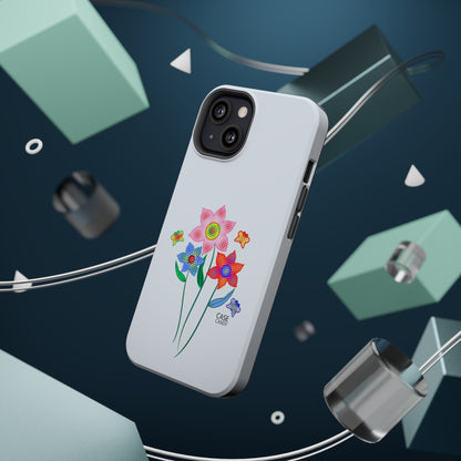 Alice Blue Digital Flowers HD Case (MagSafe)