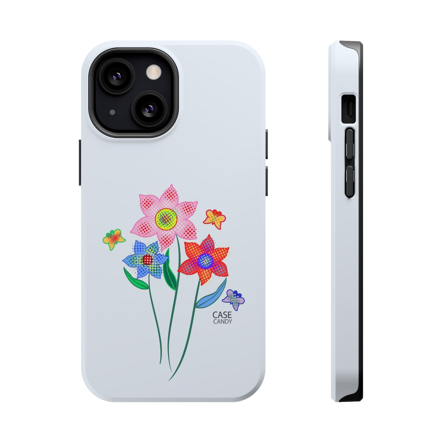 Alice Blue Digital Flowers HD Case (MagSafe)